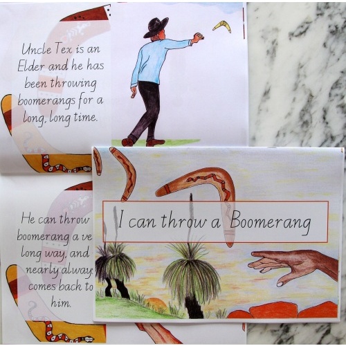 Australian Indigenous Early Reader Book - I Can Throw a Boomerang
