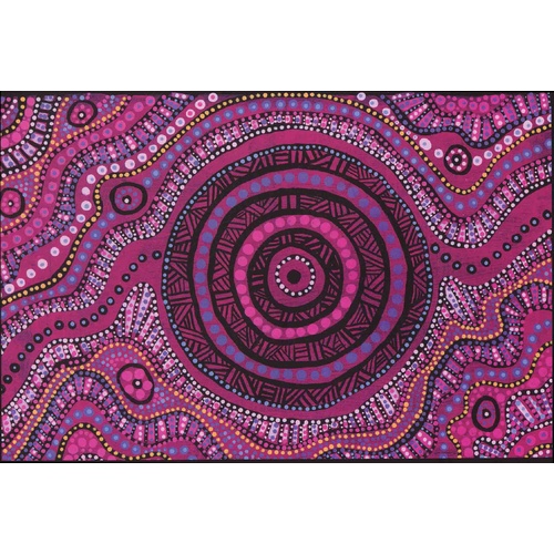 Plato Aboriginal Art Wooden Frame Tray A3 Jigsaw Puzzle (150pce) - Drought