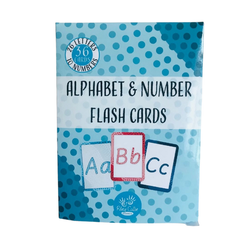 Alphabet & Number Flash Cards [Pkt 36]