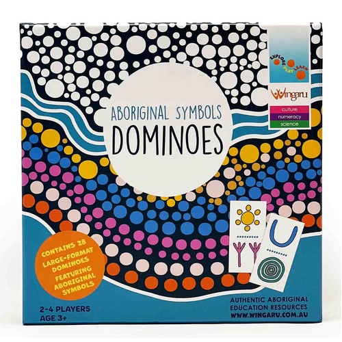 Wingaru Education Aboriginal Symbols Dominoes [28 pieces]