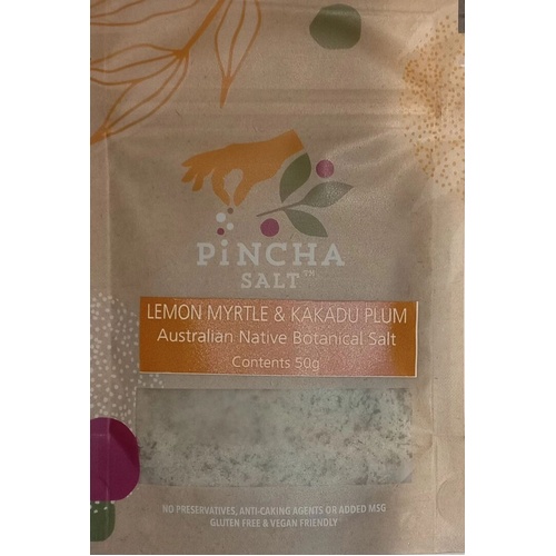 Lemon Myrtle/Kakadu Plum Seasoned Salt [50g] - Pincha Salt