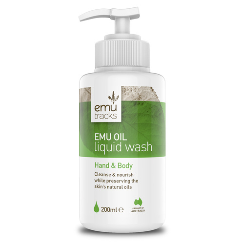 Emu Tracks Emu Oil Liquid Hand & Body Wash - 200ml