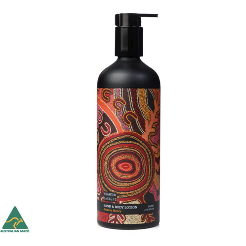 Manuka Honey Hand and Body Lotion - 500ml Pump - Pikilyi Jukurrpa