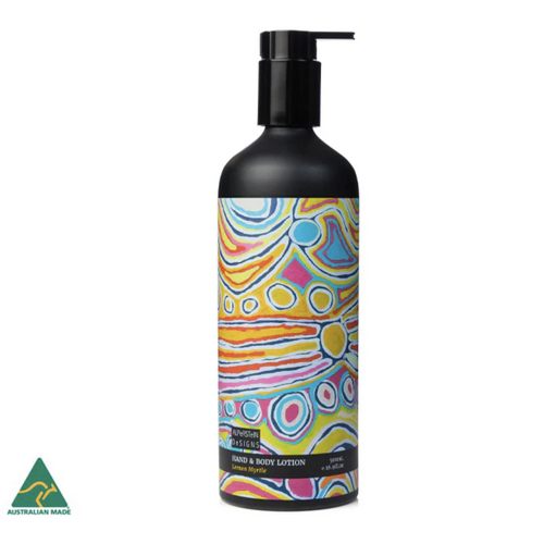 Lemon Myrtle Hand and Body Lotion - 500ml Pump - Mina Mina Dreaming