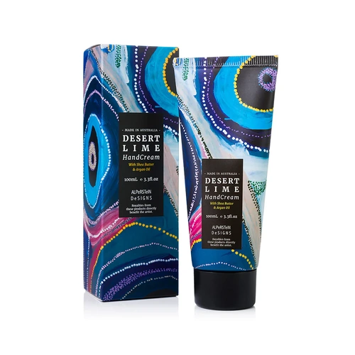 Martumili Aboriginal Art Desert Lime Handcream [100ml] - Kalypa, Canning Stock Route Well 23