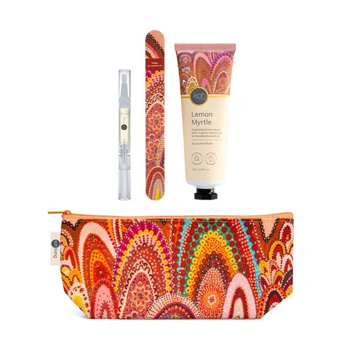 Home [Lemon Myrtle] Hand & Nail Care Gift Set - KOH Living Aboriginal Art