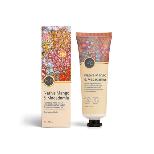Native Mango & Macadamia Handcream (75g) -  Koh Living Aboriginal - Grandmother's Country