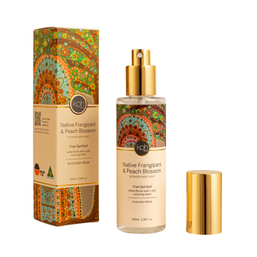 Koh Living Aboriginal Lemon Myrtle & Coconut Scented Body Mist [100ml] - Home