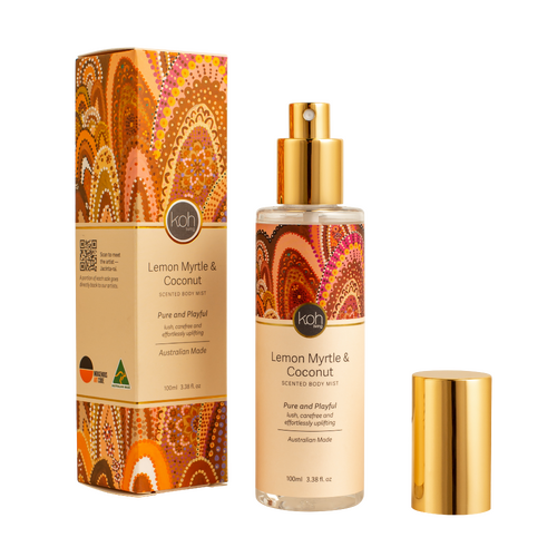Koh Living Aboriginal Native Frangipani & Peach Blossom Scented Body Mist [100ml] - Tree of Life