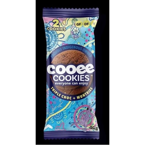 Triple Chocolate & Muntries Twin Pack Native Cookies [40g]