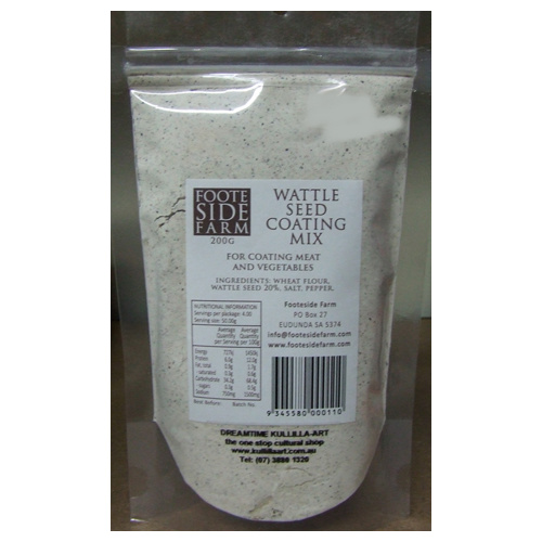 CLEARANCE Wattleseed Coating Mix 200g - Footeside Farm [BB 0CT 2025]