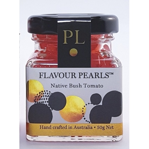 CLEARANCE Native Bush Tomato Flavour Pearls (50g) - Peninsula Larder [BB JUNE 2026]