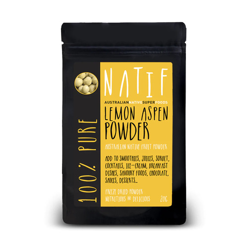 CLEARANCE - NATIF Lemon Aspen Freeze Dried Powder (20g) [MARCH 2026