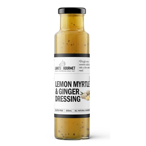 Lemon Myrtle & Ginger Dressing [[250ml] - Lang's Gourmet