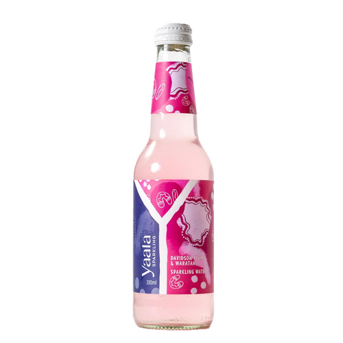 Davidson Plum & Waratah Sparkling Water [330ml] - Yaala Sparkling