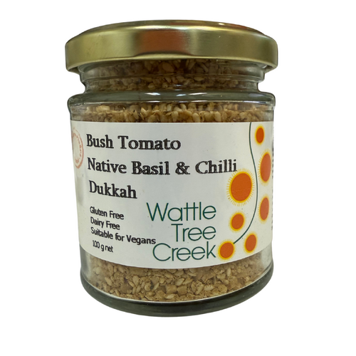 Wattle Tree Creek Bush Tomato Native Basil Chilli Dukkah 100g