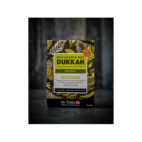 OzTukka Macadamia Savoury Nut Dukkah (70g) DISCOUNT