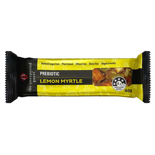 All Natural Prebiotic Health Bars (40g) - Lemon Myrtle