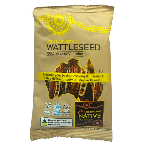 Australian Native Food Co Wild Harvested Wattleseed (15g)