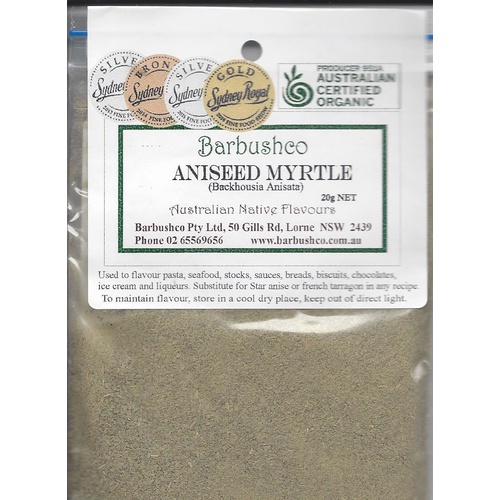 Barbushco Aniseed Myrtle (ground) - 20g