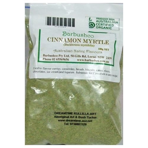 Barbushco Cinnamon Myrtle [ground] Native Spice 100g
