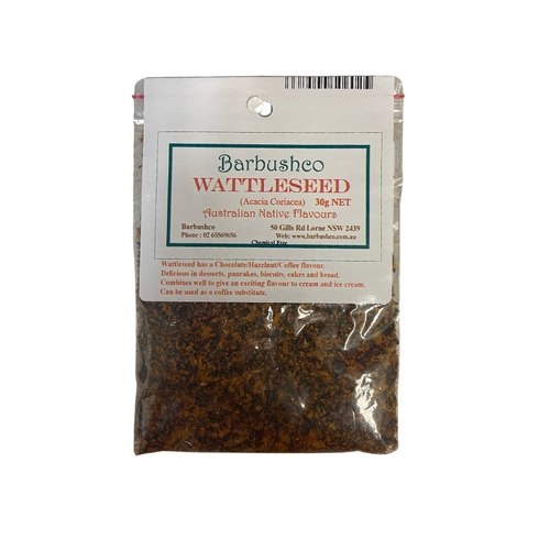 Barbushco Wattleseed (dark roasted) Native Spice 100g