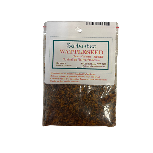 Barbushco Wattleseed (dark roasted) Native Spice 30g