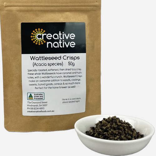 Creative Native Wattleseed Crisps 50g