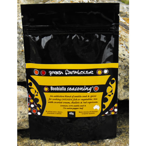 CLEARANCE - Green Farmhouse Boobialla Seasoning Re-Seal Pack - 40g DISCOUNT