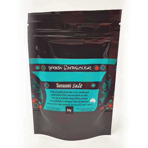 Green Farmhouse Sunaami Salt - Reseal Sachet 80g DISCOUNTBBOCT24