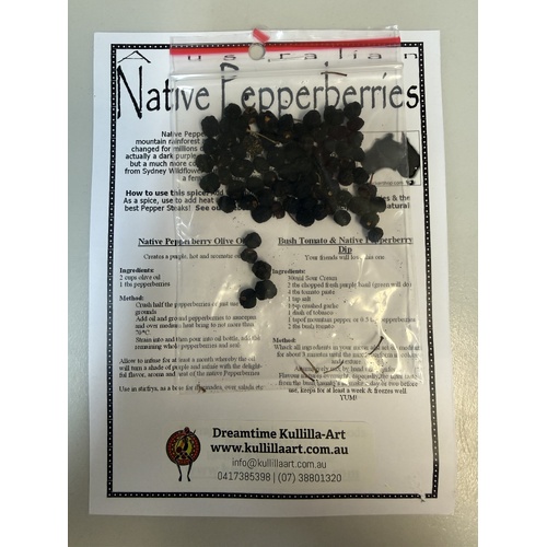 Kurrajong Native Pepperberries [whole] 3g Sample Pack