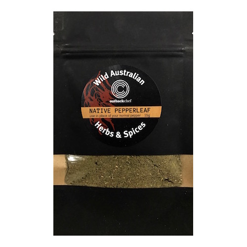 CLEARANCE -MOutback Chef Mountain Pepperleaf (ground) (10g) - Native Herb [DEC 2025]