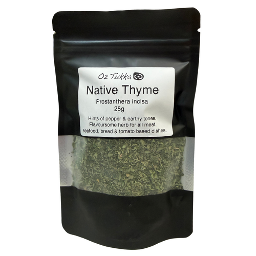Oz Tukka Native Thyme (dried) - 25g resealable pouch