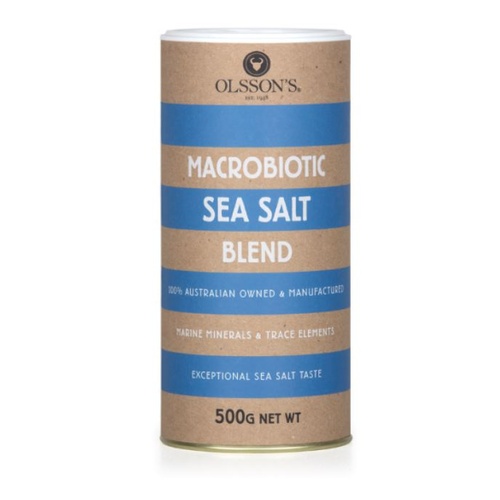 Olssons Kraft Cannister - Macrobiotic Blend Sea Salt (500g)