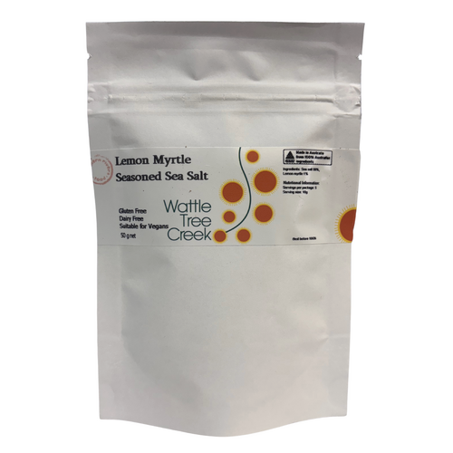 Wattle Tree Creek Lemon Myrtle Seasoned Salt (50g)