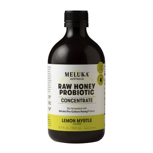 Meluka Australia Raw Honey Probiotic Concentrate - Lemon Myrtle 500ml