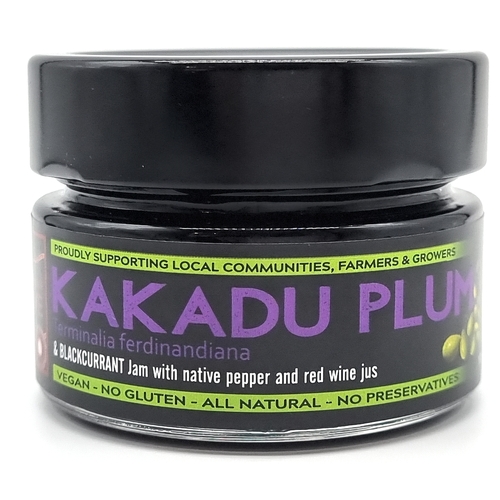 Australian Native Food Co Kakadu Plum, Blackcurrant & Native Pepper Leaf with a Red Wine Jus Jam 160g