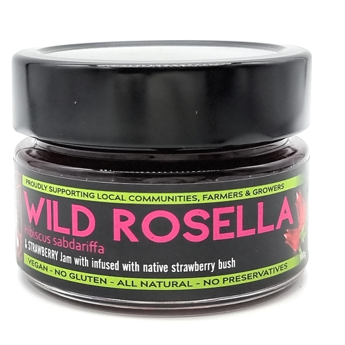 Australian Native Food Co Wild Rosella & Strawberry Jam 160g