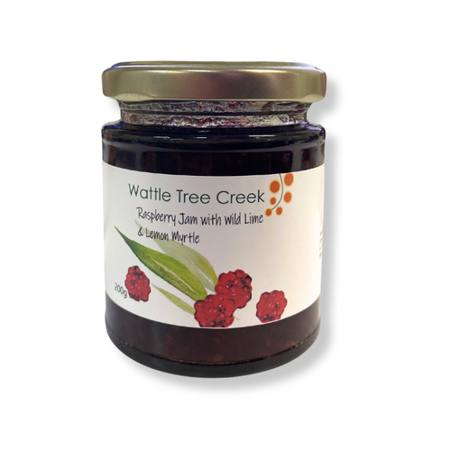 Wattle Tree Creek Raspberry Wild Lime & Lemon Myrtle Jam (200g)