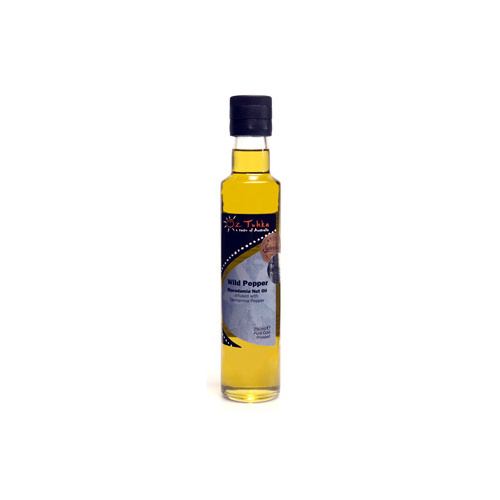 Oz Tukka Wild Pepper Macadamia Nut Oil 250mls