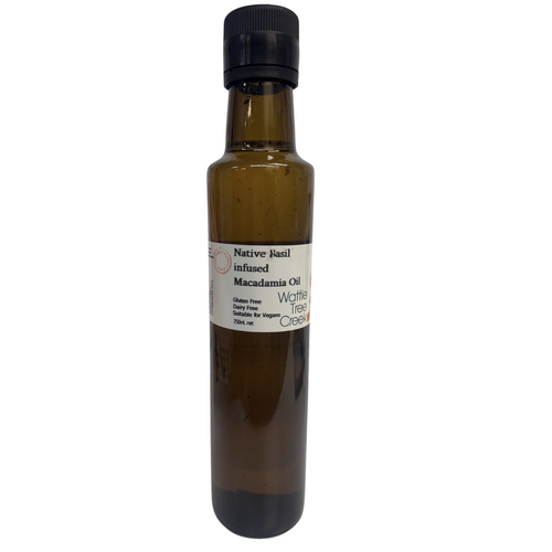 Wattle Tree Creek Native Basil infused Macadamia Oil 250mls