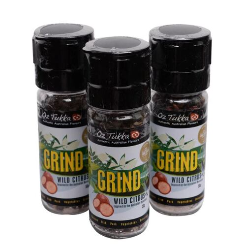 Oz Tukka Wild Citrus Spice Rub (50g Grinder)