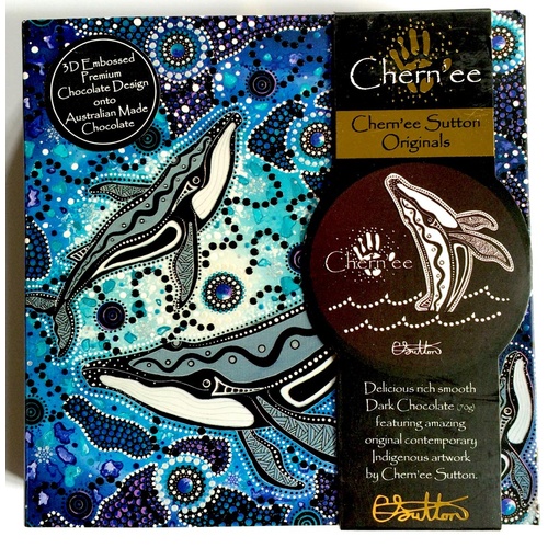 Chern'ee Sutton  Giftboxed Chocolate Disc (70g) - Yuan Thirrin the Whale