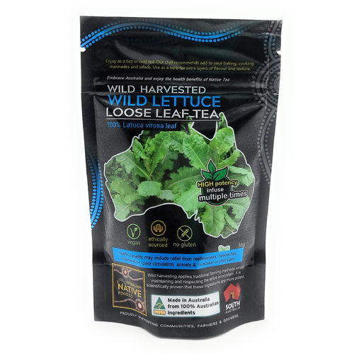 Australian Native Food Co Wild Harvested Loose Leaf Tea 35g | Wild Lettuce