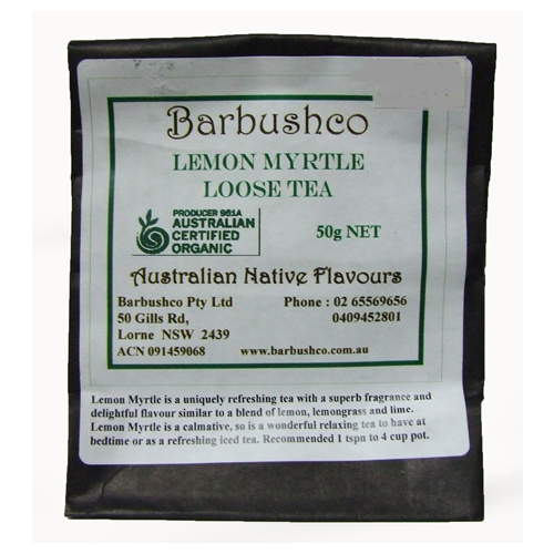 Barbushco Lemon Myrtle - Loose Leaf Native Tea 30g