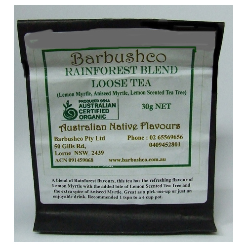 Barbushco Rainforest Blend - Loose Leaf Native Tea 30g