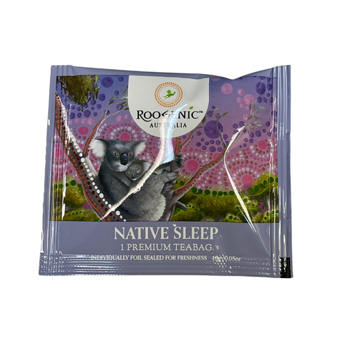 Roogenic Single Foil Wrapped Tea Bag - Native Sleep