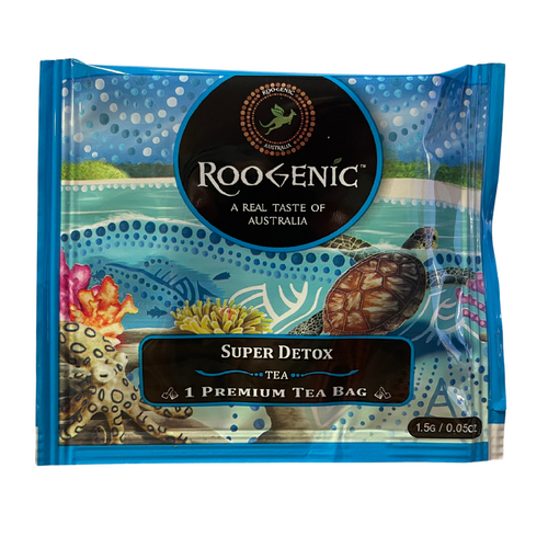 Roogenic Single Foil Wrapped Tea Bag - Super Detox