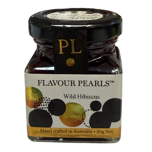 CLEARANCE - Peninsula Larder Flavour Pearls (50g) - Wild Hibiscus [MAR 2026]