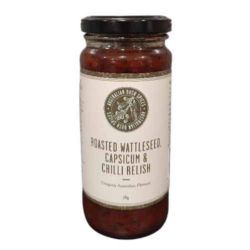 Australian Bush Spices Roasted Wattleseed Capsicum & Chilli Relish (300g)